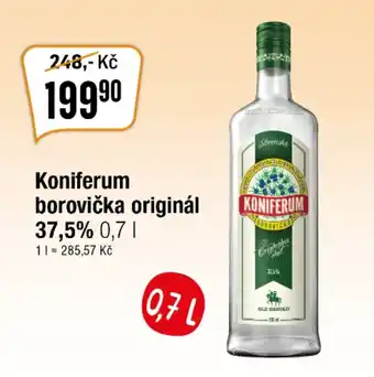 TEMPO Koniferum borovička originál 37.5% 0.7 l. nabídka