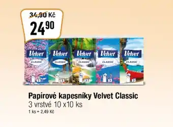 TEMPO Papírové kapesníky Velvet Classic nabídka