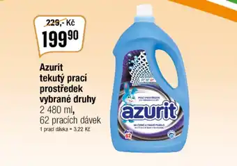 TEMPO Azurit tekutý prací prostředek vybrané druhy nabídka
