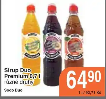 Coop hb Sirup Duo Premium 0,7 l. nabídka