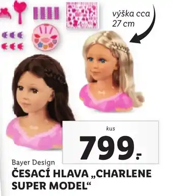 Lidl ČESACÍ HLAVA ,,CHARLENE SUPER MODEL nabídka