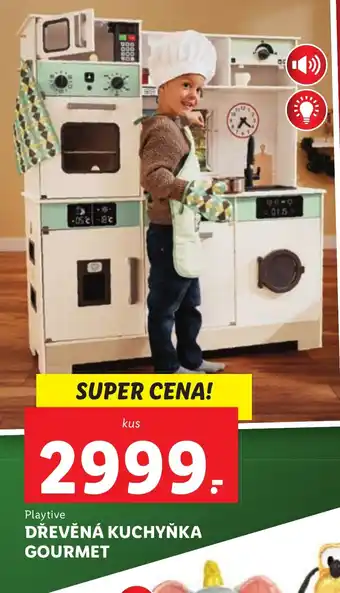 Playtive DŘEVĚNÁ KUCHYŇKA GOURMET
