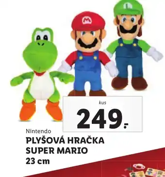Lidl PLYŠOVÁ HRAČKA SUPER MARIO 23 cm nabídka