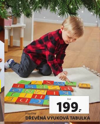 Lidl DŘEVĚNÁ VÝUKOVÁ TABULKA nabídka