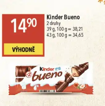 Globus Kinder Bueno nabídka