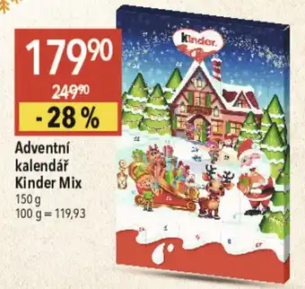 Globus Adventní kalendář Kinder Mix nabídka