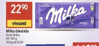 Globus Milka čokoláda nabídka