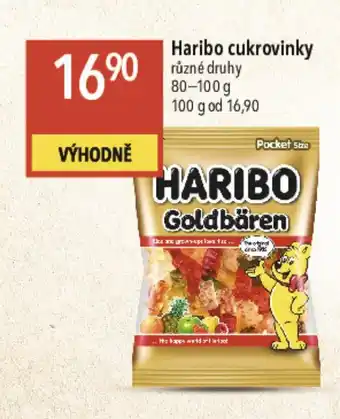 Globus Haribo cukrovinky nabídka