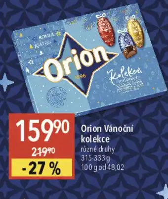 Globus Orion Vánoční kolekce nabídka
