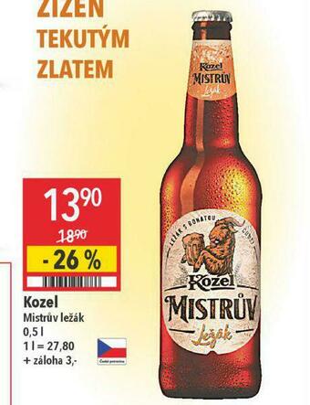 Globus Pivo velkopopovický kozel mistrův ležák nabídka
