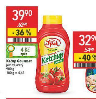 Globus Kečup gourmet nabídka