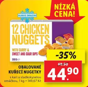 Lidl OBALOVANÉ KUŘECÍ NUGETKY nabídka