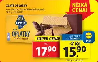 Lidl ZLATÉ OPLATKY nabídka