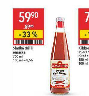 Globus Sladká chilli omáčka nabídka