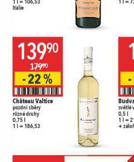 Globus Chateau valtice nabídka