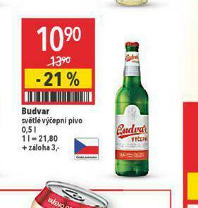 Globus Pivo budweiser budvar nabídka
