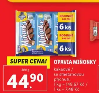 Lidl OPAVIA MIŇONKY nabídka