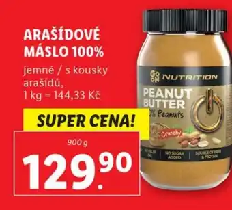 Lidl ARAŠÍDOVÉ MÁSLO 100% nabídka