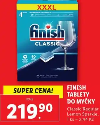 Lidl FINISH TABLETY DO MYČKY nabídka
