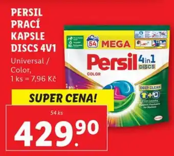 Lidl PERSIL PRACÍ KAPSLE DISCS 4V1 nabídka