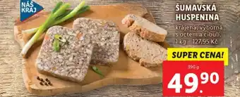Lidl ŠUMAVSKÁ HUSPENINA nabídka