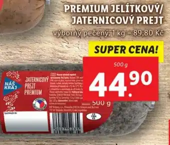 Lidl PREMIUM JELITKOVÝ/ JATERNICOVÝ PREJT nabídka