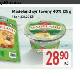Žabka Madeland sýr tavený 40% nabídka