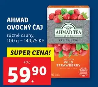 Lidl AHMAD OVOCNÝ ČAJ nabídka