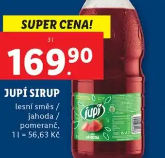 Lidl JUPÍ SIRUP nabídka