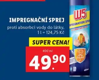 Lidl IMPREGNAČNÍ SPREJ nabídka