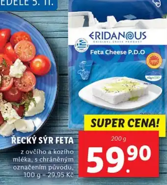 Lidl ŘECKÝ SÝR FETA nabídka
