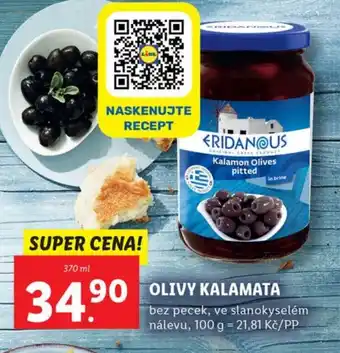 Lidl OLIVY KALAMATA nabídka