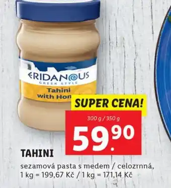 Lidl TAHINI nabídka