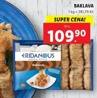 Lidl BAKLAVA nabídka
