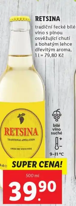 Lidl RETSINA nabídka