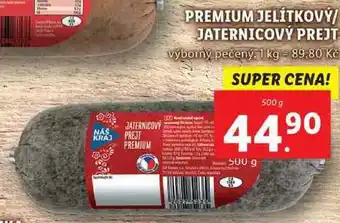 Lidl Premium jelítkový/jaternicový prejt, 500 g nabídka