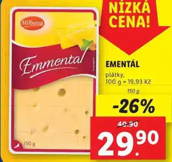 Lidl Ementál, 150 g nabídka