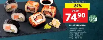 Lidl SUSHI PREMIUM nabídka
