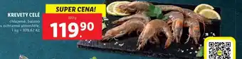 Lidl KREVETY CELÉ nabídka
