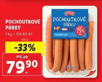 Lidl POCHOUTKOVÉ PÁRKY nabídka