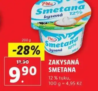 Lidl ZAKYSANÁ Smetana nabídka