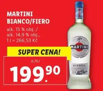 Lidl MARTINI BIANCO/FIERO nabídka