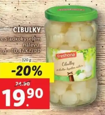 Lidl CIBULKY nabídka