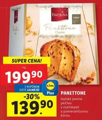 Lidl PANETTONE nabídka