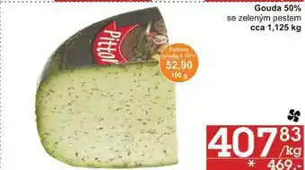Jip Gouda 50% se zeleným pestem, 100 g nabídka
