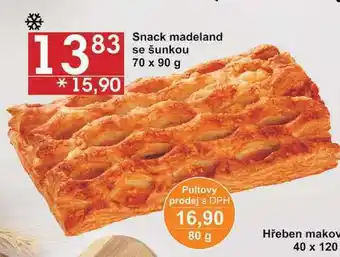 Jip Snack madeland se šunkou, 80 g nabídka