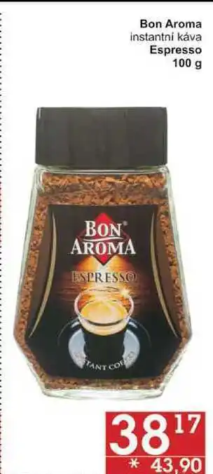 Bon aroma instantní káva espresso, 100 g