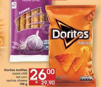 Jip Doritos tortillas sweet chilli, 100 g nabídka