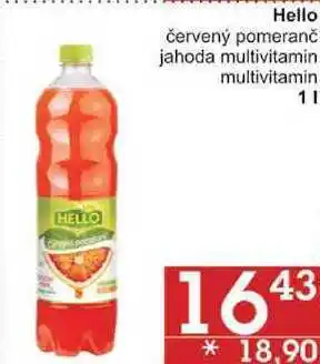 Jip Hello červený pomeranč, 1 l nabídka