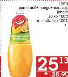 Jip Toma jahoda, 1 l nabídka